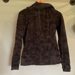 Camo Lululemon Scuba Full-Zip